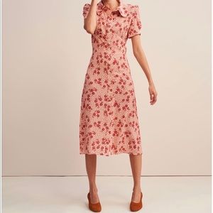 Rouje Paris Paloma rose dress size 36 US 4
